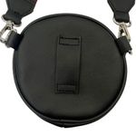 Levi's Black Vegan Leather Circle Belt Bag Crossbody Photo 3