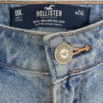 Hollister  Ultra High-Rise Dad Jean Medium Wash Ripped Wide Leg Jeans 00 24" NWT Photo 5