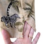 Old Navy NWT Sleeveless Camisole Linen Blend Safari Design Button Front Women S  Photo 6