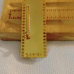 Disney  Brooch Gold Tone Mickey Mouse Film Strip Reel Lapel Pin 1980 Vintage Photo 3