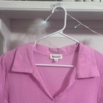 Anthropologie &Merci Pink Gauze Dress Photo 3