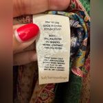 Soft Surroundings Izmir Topper Scarf Gold Blue Mixed Print Cardigan Boho Photo 6