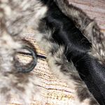 Vintage Faux Fur Choker Collar with Pom Poms Photo 4