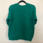 American Vintage Vintage Green Happy Holidays Embroidered Sweatshirt Photo 1