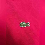 Lacoste  Women’s Classic Fit Pink Polo Shirt Medium 38 EUC Photo 3