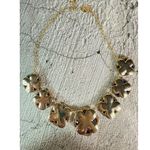 EUC Kate Spade Izu Blue Green Faceted Stone Floral Flower Statement Necklace Photo 9