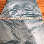 Alfred Angelo Satin Bow Train Mermaid Formal Evening Draped Colorful y2k Prom Coquette Maxi Vintage Gown Draped Solid Fit Flare High Low Photo 6