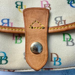 Dooney & Bourke Cream Rainbow Heart DB Monogram Clutch Wristlet Photo 9