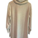 Anthropologie Anthro Maeve Oatmeal Cowl Neck Sweatshirt Dress - size Medium Photo 5
