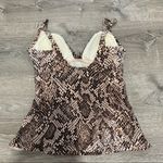 Calvin Klein NWT  Snakeprint Tankini Swim Tank Top Size XS Photo 2