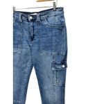 KanCan USA KanCan High Rise Utility Straight Cargo Pants Jeans Size 9/28 Stretch Pockets Photo 1