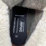 Alpine Design Holly Boots Brown Nubuck Leather Faux Shearling Ankle Booties Photo 2