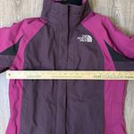 The North Face Women’s 3-in-1 HyVent Jacket Plum Magenta Waterproof Sz M No Hood Photo 6