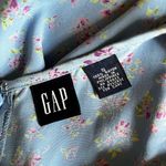 Vintage 90s GAP Floral Slip Dress Blue Lavender Trim Y2K Coquette Small Photo 7