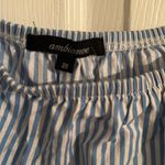 Ambiance 2X off Shoulder striped Top with embroidered flowers. Never worn Blue Photo 2