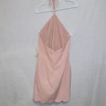 Tobi NWT Pink Halter Style Scalloped Hem Mini Dress Photo 4
