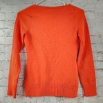 JoosTricot Long Sleeve Scoop Neck Top Sweater in Ferrari Orange Medium NWT Photo 5