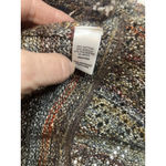 Boho Brown Open Front Fringe Cardigan Vest Women's S Fairy Western Hippie Photo 8