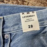 NWT AMO Denim Loverboy Jeans in Loved Wash Size 28 Blue Photo 3