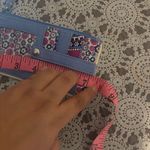 Vera Bradley  Women's Blue Floral Zip Wristlet‎ Clutch Organizer Wallet Photo 4