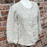 DKNY Off-white fall linen-blend jacket / 0 / Excellent condition Photo 6