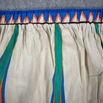 Flying Tomato Colorful Maxi Skirt Bohemian Women's Medium Elastic Waist Red Blue Photo 4