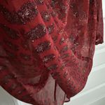 Knox Rose Sheer Long Sleeve Dress Brown Size M Photo 7