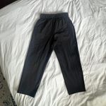 Lululemon black tapered paperbag drawstring cropped lounge pants 6 Photo 8