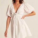 Abercrombie & Fitch Abercrombie white linen dress Photo 1