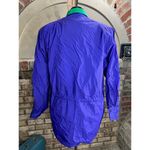 IZOD cobblestone  jacket windbreaker green purple 1980s snap front double collar Photo 10