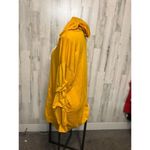 Ups & Downs Yellow Ruffle Sleeve Hoodie Dress Women’s 1X Photo 1