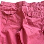 London Jean Women Crop Pants Pink Lightweight Size 14 Photo 7