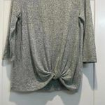 Market & Spruce  Samantha front twist brushed knit top size small. Photo 6