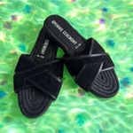 Opening Ceremony  Black Double Strap Sandals Size 38 / US 8 Photo 0