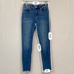 Dear John Women’s High Rise Skinny Raw Hem Denim Jean Medium Wash Size 27 EUC Photo 8
