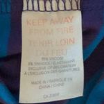 Hatley Womens Sheath Dress Purple Blue Stripe Stretch Long Sleeve Knee Length L Size L Photo 5