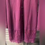 Elegant Legs Womens Lace Cardigan Dress Coat Size M Red Size M Photo 4