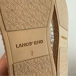 Lands' End NWOT  Women's White Espadrille Beach and Water Shoes Size 9 Photo 3