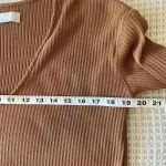 Free People FREE‎ PEOPLE Beach Phoenix Ribbed Mini Dress Size S Small Brown Coverup Vacation Photo 8