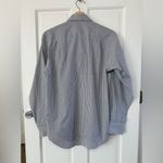 Vintage Fabrizio by Afiva Playing Cards Pinstriped Button Down Shirt Size S Gray Photo 2