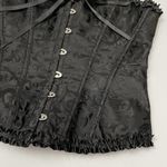Black Corset Lingerie Strapless M Size M Photo 2
