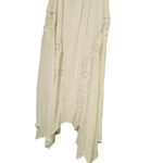 Ramy Brook Ivory Crepe Hourglass V-Neck Sleeveless Lace Cutout Dress Size 10 Photo 8