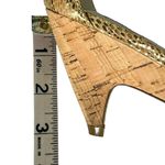 Carlos Santana Starlet Gladiator Gold Glitter Crystal Sandals Shoes Size 8 Photo 6