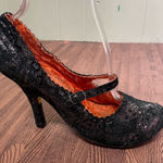 Irregular Choice Courtesan Metallic Paisley Black Mary Jane‎ Heel Size 9 40 Photo 0