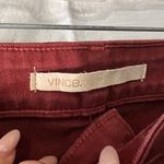 Vince  Red Lola Stovepipe Jeans Size 26 US Photo 2