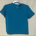 Forever 21  Aquamarine Boxy Shirt - Top - Blouse. Photo 0