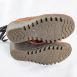 Anthropologie ’s Fly London Suede Yama Rust Orange Ankle Booties Womens 36 US 5.5 Photo 14