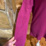 Crown & Ivy  Women's V-Neck Pullover Sweater Pink Size M Casual Photo 3