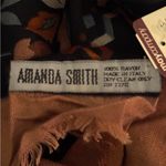 Amanda Smith Y2K Multicolored Boho Floral Paisley 45” Scarf Italy NWT Deadstock Photo 3