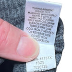 One World Vintage Y2K Embellished Long Sleeve Gray Shirt Size P Med Indie Grunge Photo 4